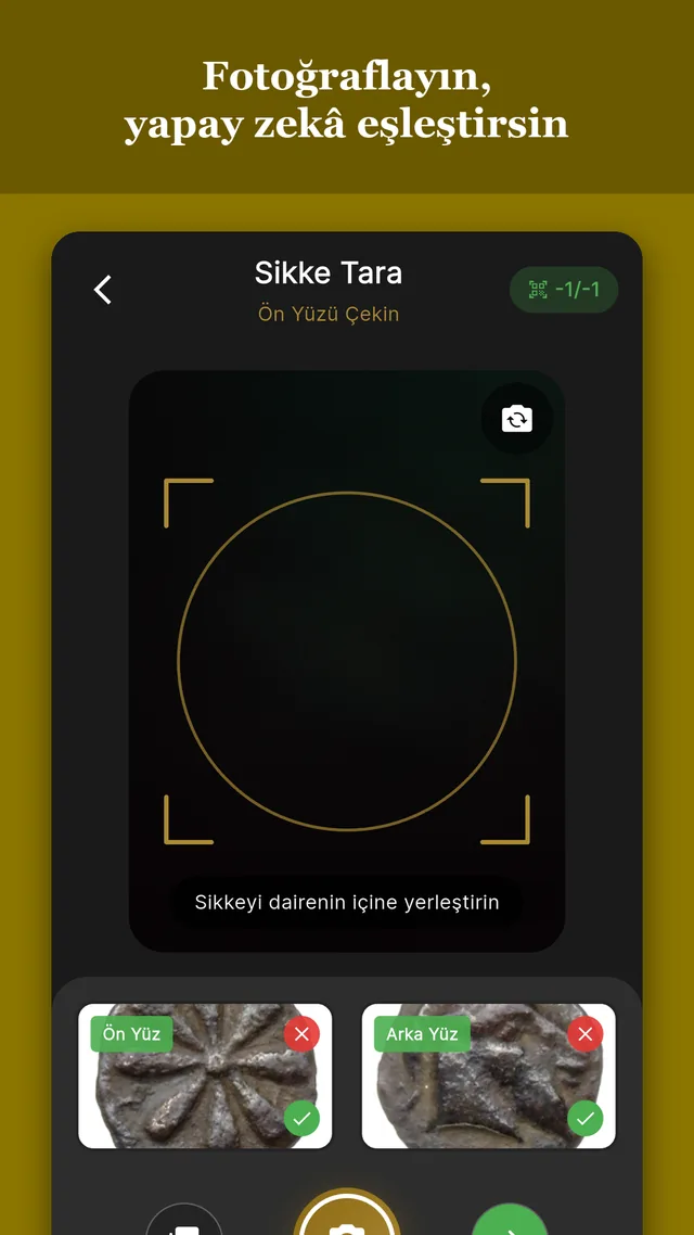 Fotoğraftan tanıma ekranı