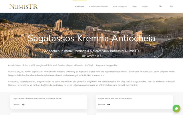 numistr.org ana sayfası