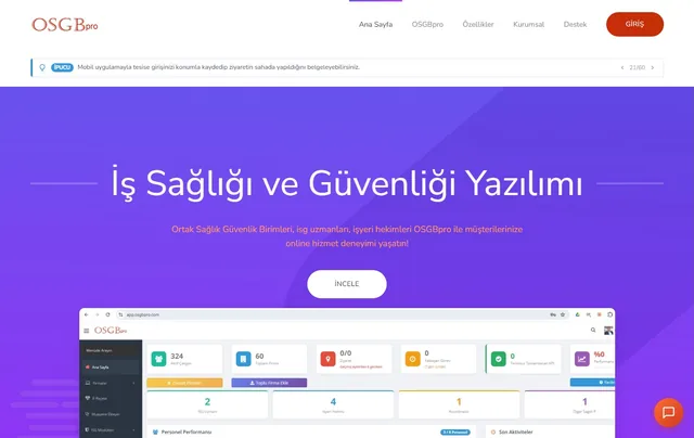 osgbpro.com ana sayfası